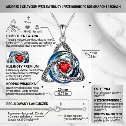 Naszyjnik Węzeł Czarownicy – Grudzień (Tanzanit)